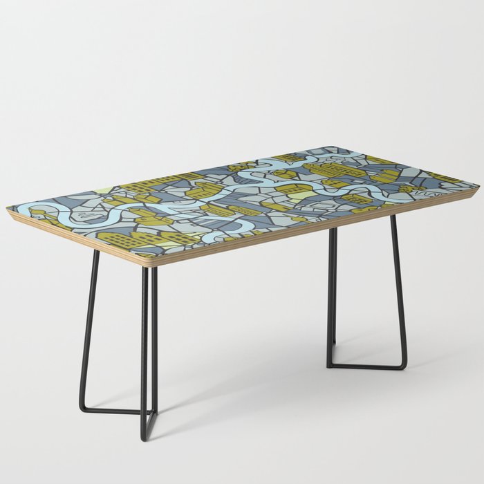 City life map moonless night Coffee Table Gallery Image 1