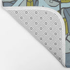 City life map moonless night Bath Mat Gallery Image 2