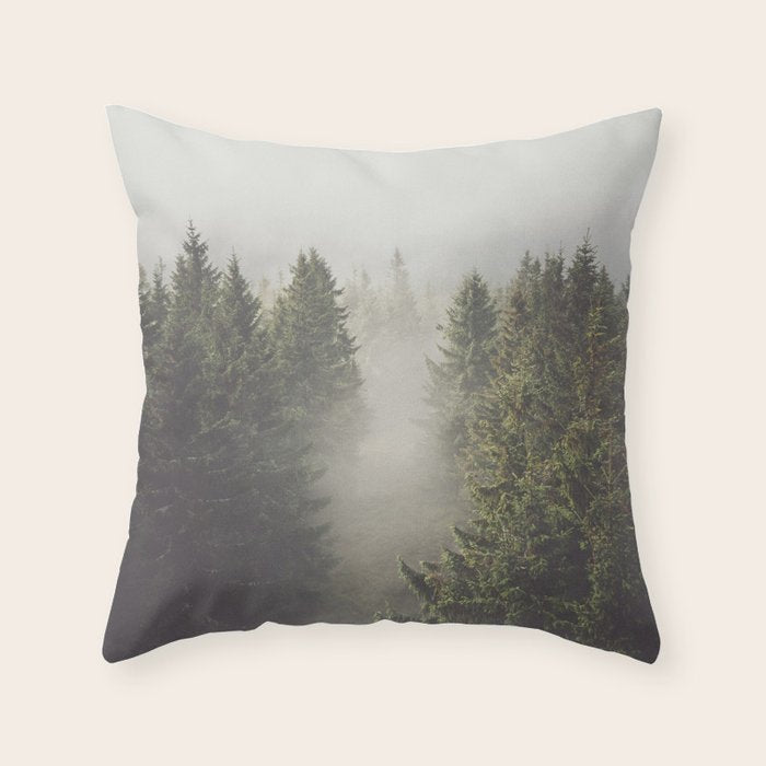 My misty way - Landscape and Nature Photography Throw Pillow Gallery Image 6