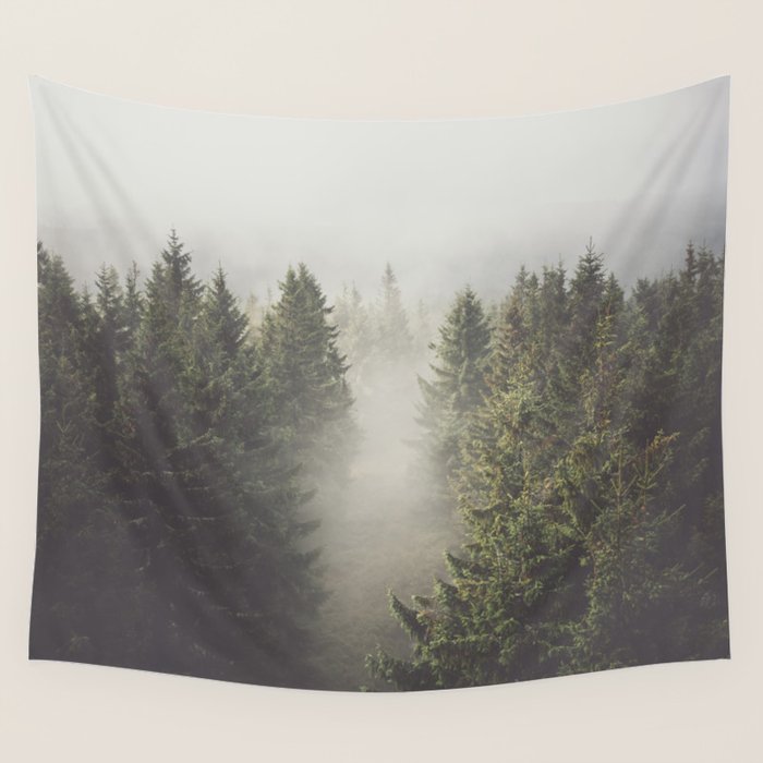 My misty way - Landscape and Nature Photography Wall Tapestry Gallery Image 4