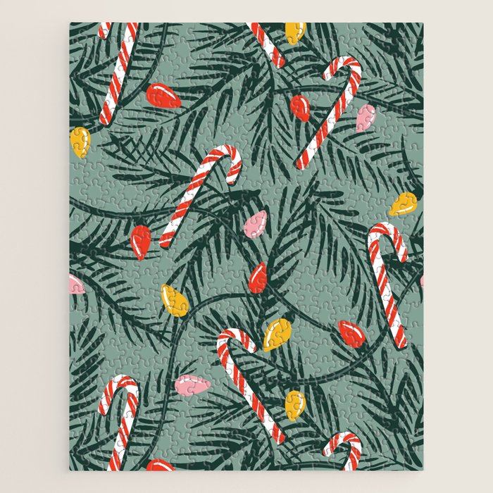 Candy Cane Christmas Jigsaw Puzzle Gallery Image 1