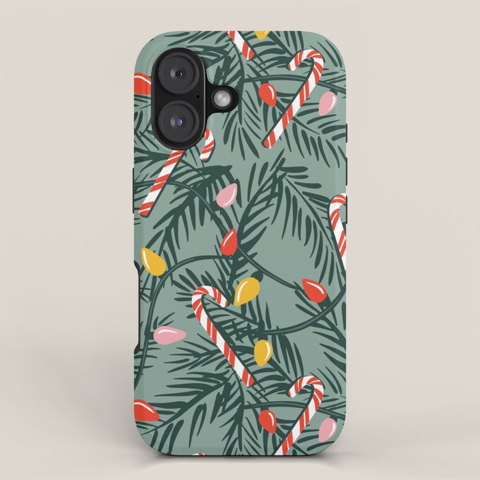 Candy Cane Christmas iPhone Case Gallery Image 1