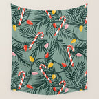 Candy Cane Christmas Wall Tapestry Gallery Image 4