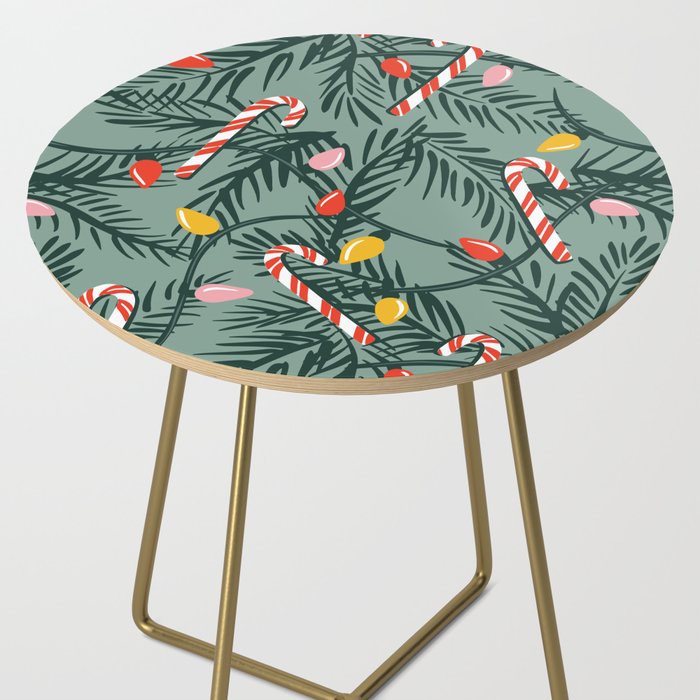 Candy Cane Christmas Side Table Gallery Image 2