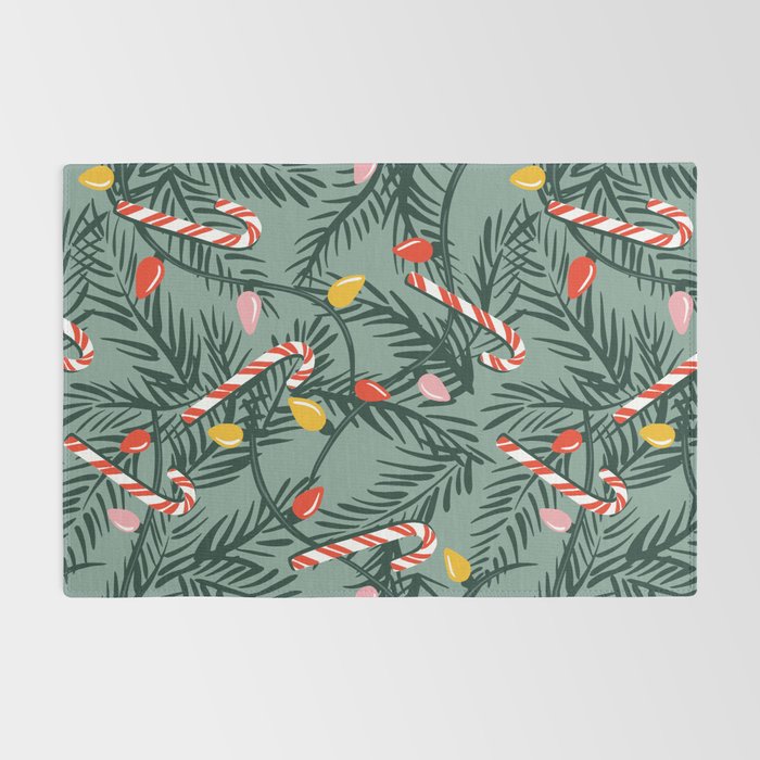 Candy Cane Christmas Rug Gallery Image 2