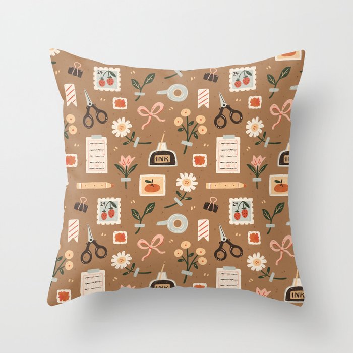Journaling Things Throw Pillow Gallery Image 6