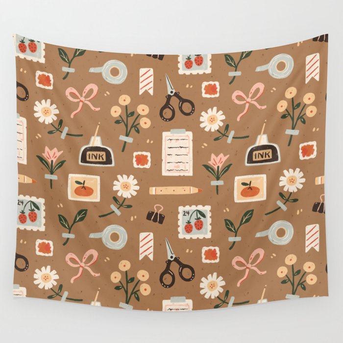 Journaling Things Wall Tapestry Gallery Image 1