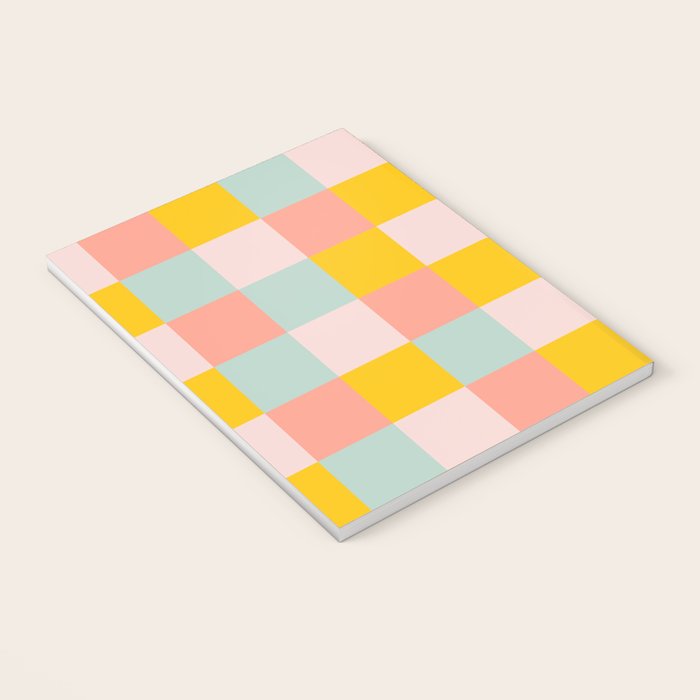 Retro Funky Checks Notebook Gallery Image 3