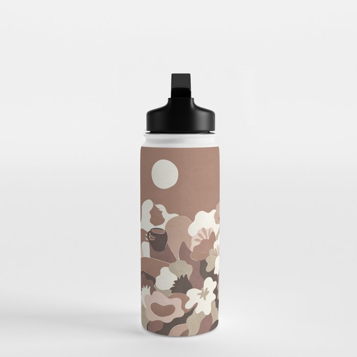Mocha Morning Inspired by PANTONE 17 1230 Mocha Mousse Water Bottle Gallery Image 3