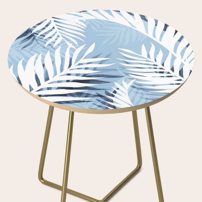 Tropical bliss - chambray blue Side Table Gallery Image 2