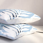 Tropical bliss - chambray blue Pillow Sham Gallery Image 3
