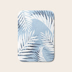 Tropical bliss - chambray blue Bath Mat Gallery Image 1