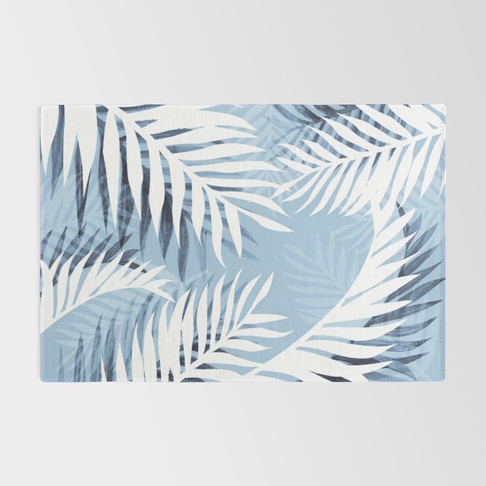 Tropical bliss - chambray blue Rug Gallery Image 2