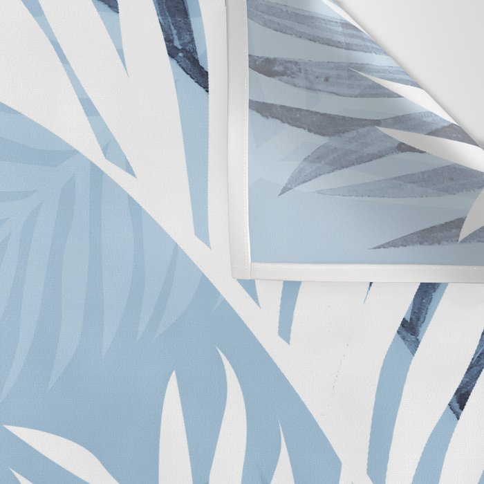 Tropical bliss - chambray blue Wall Tapestry Gallery Image 3