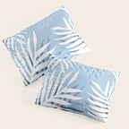 Tropical bliss - chambray blue Pillow Sham Gallery Image 3