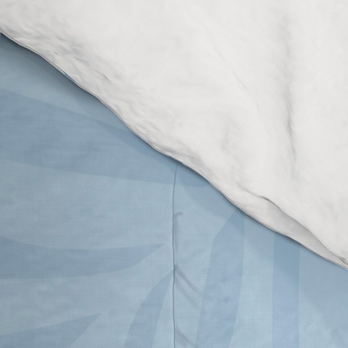 Tropical bliss - chambray blue Comforter Gallery Image 4