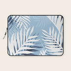 Tropical bliss - chambray blue Laptop Sleeve Gallery Image 1
