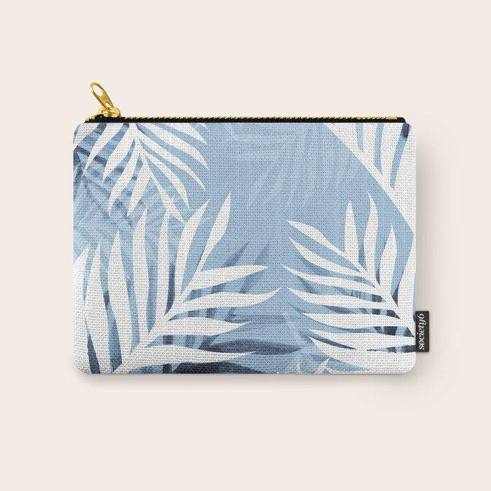 Tropical bliss - chambray blue Carry All Pouch Gallery Image 1