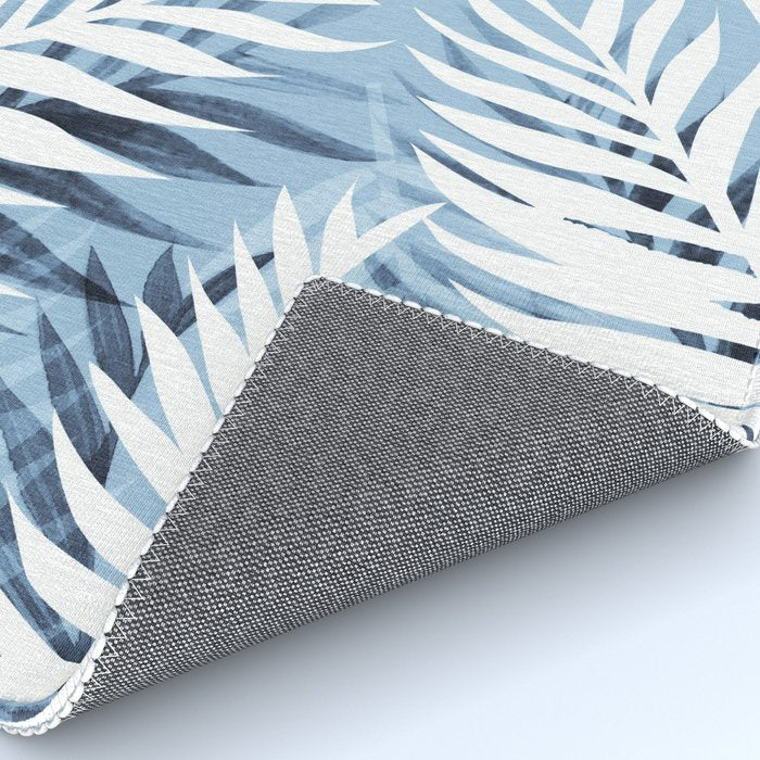 Tropical bliss - chambray blue Rug Gallery Image 4