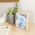 Tropical bliss - chambray blue Mini Art Print Gallery Image 2