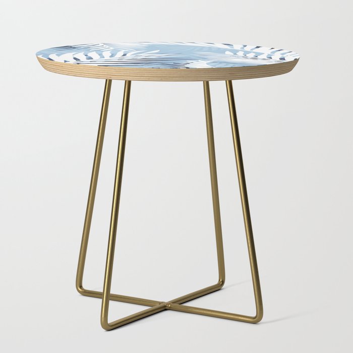 Tropical bliss - chambray blue Side Table Gallery Image 1