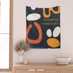 Abstract Colorful Setting 2 Wall Tapestry Gallery Image 2