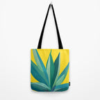 Spring Cactus Pop Botanical Tote Bag Gallery Image 2