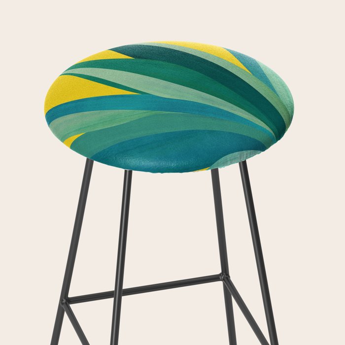 Spring Cactus Pop Botanical Stool Gallery Image 2