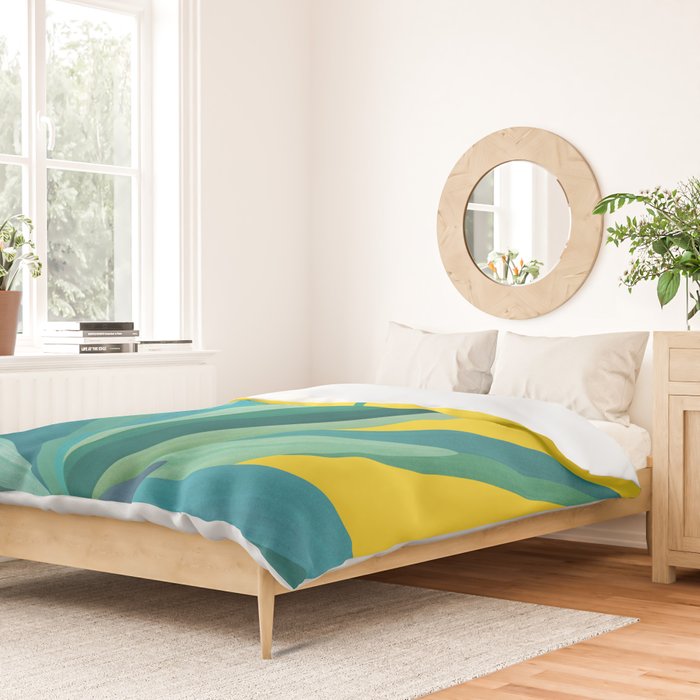 Spring Cactus Pop Botanical Duvet Cover Gallery Image 2