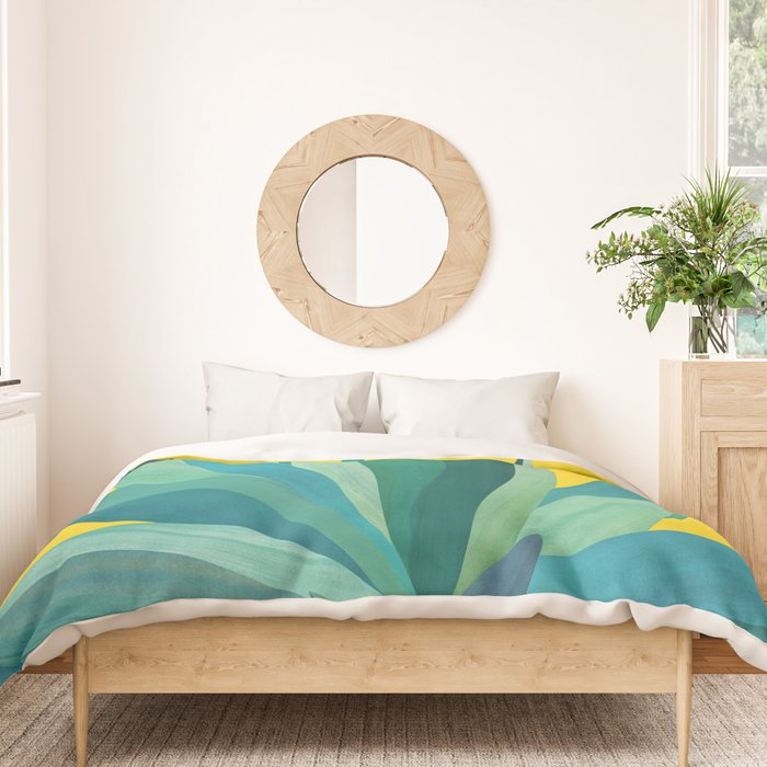 Spring Cactus Pop Botanical Duvet Cover Gallery Image 3