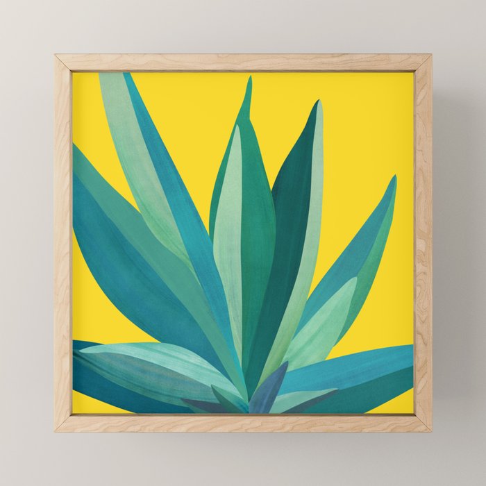 Spring Cactus Pop Botanical Mini Art Print Gallery Image 1