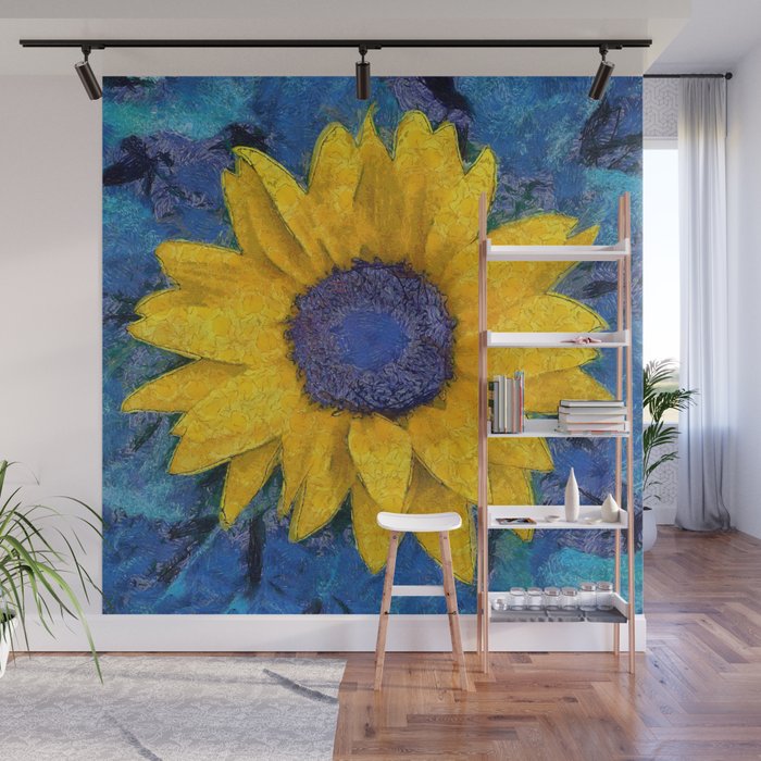 Sunflower Wall Mural Gallery Image 1