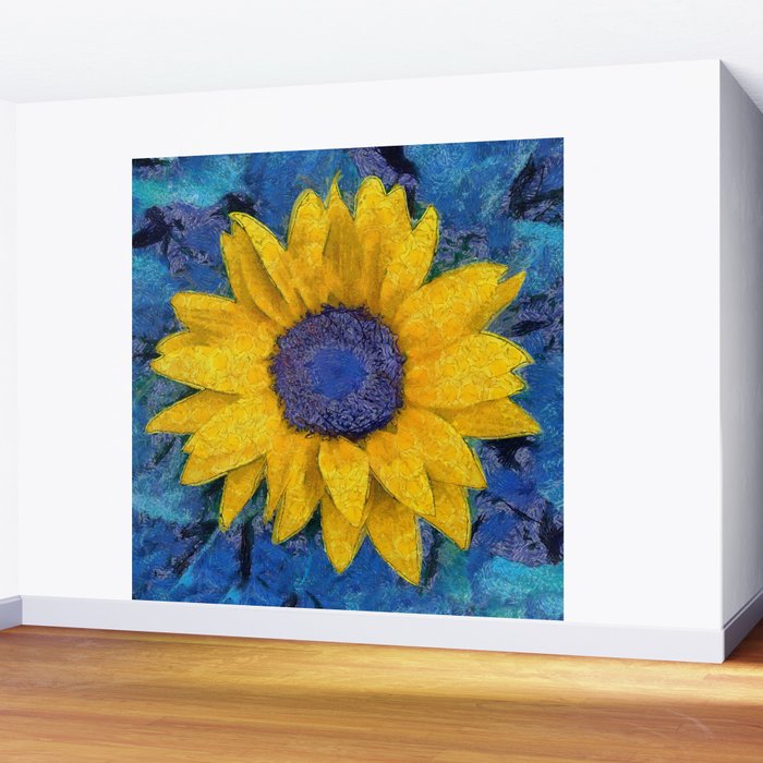 Sunflower Wall Mural Gallery Image 2