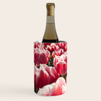 Tulip Field In Holland Floral Photo | Europe Travel Photography Red Flowers Spring Art Print Wine Chiller Gallery Image 2