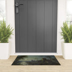 Moonlight River Cottage Antique Painting Welcome Mat Gallery Image 3