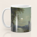 Moonlight River Cottage Antique Painting Coffee Mug Gallery Image 3