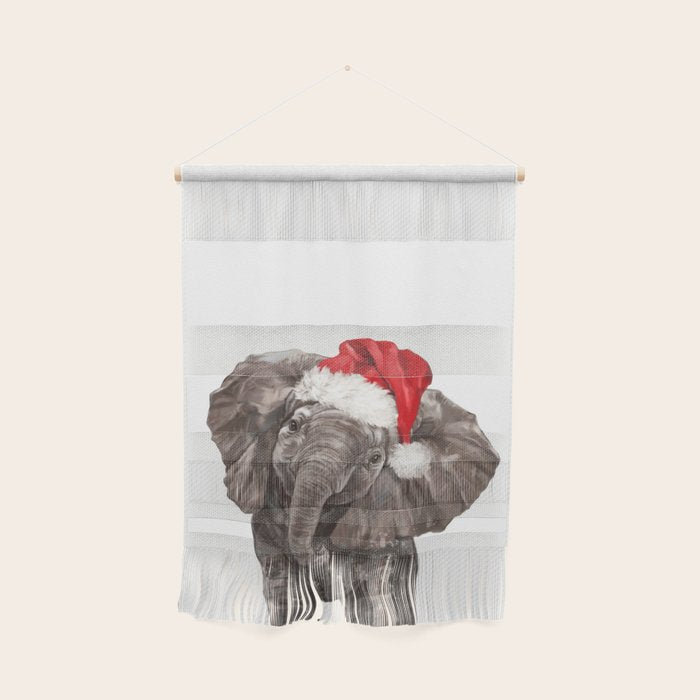 Christmas Baby Elephant Wall Hanging Gallery Image 1