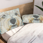 West Highland White Terrier Dog Portrait Pillow Sham Gallery Image 2