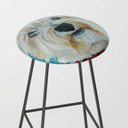 West Highland White Terrier Dog Portrait Stool Gallery Image 2