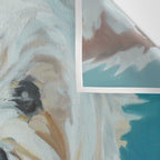 West Highland White Terrier Dog Portrait Wall Tapestry Gallery Image 3