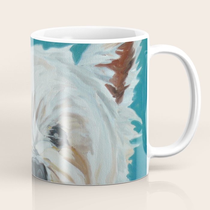 West Highland White Terrier Dog Portrait Coffee Mug Gallery Image 1