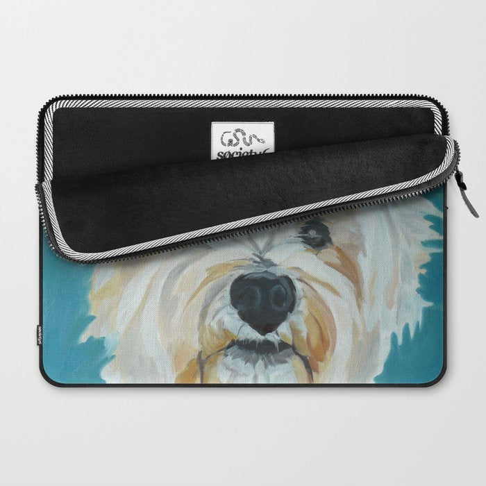 West Highland White Terrier Dog Portrait Laptop Sleeve Gallery Image 2