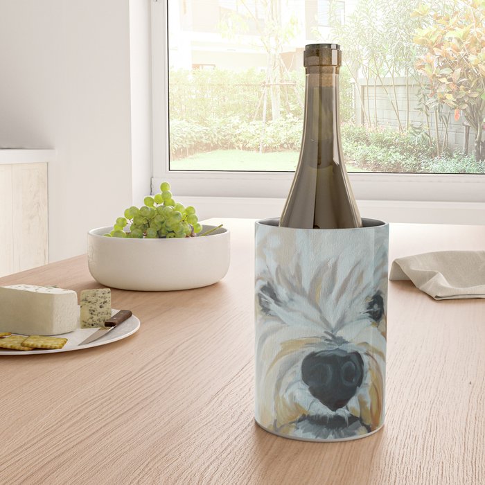 West Highland White Terrier Dog Portrait Wine Chiller Gallery Image 4