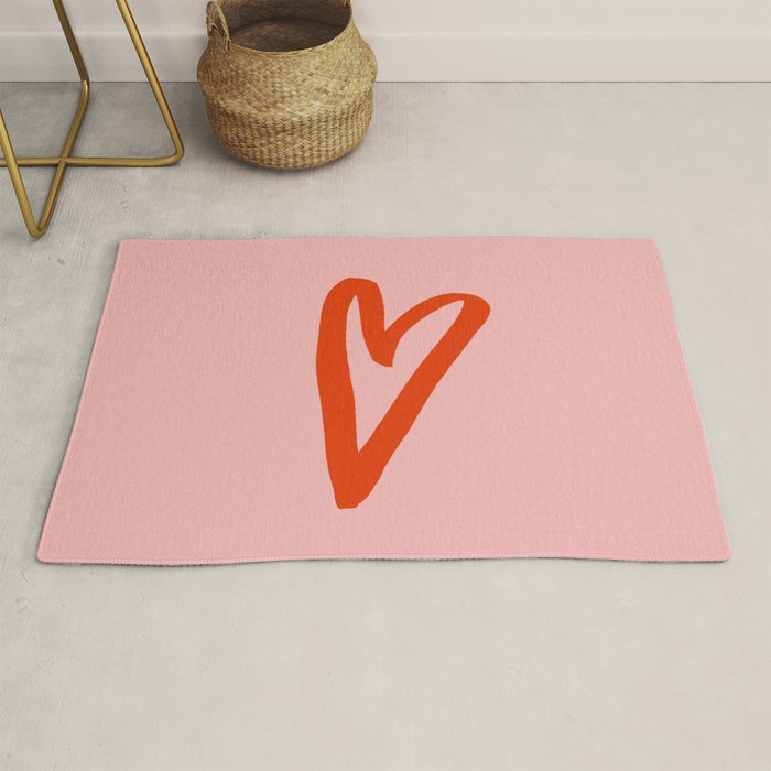 Heart Doodle Big 1 Rug Gallery Image 1