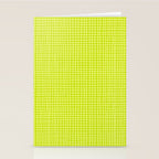 Fresh Lime Grid Stationery Card Gallery Image 2