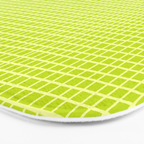 Fresh Lime Grid Bath Mat Gallery Image 3