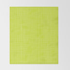 Fresh Lime Grid Throw Blanket Gallery Image 2