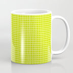 Fresh Lime Grid Coffee Mug Gallery Image 1