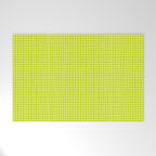 Fresh Lime Grid Welcome Mat Gallery Image 1