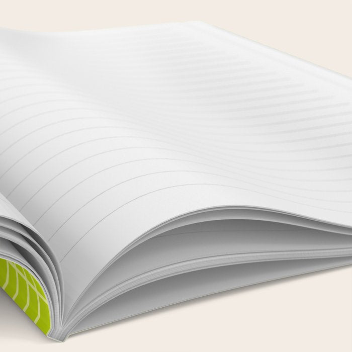 Fresh Lime Grid Notebook Gallery Image 2